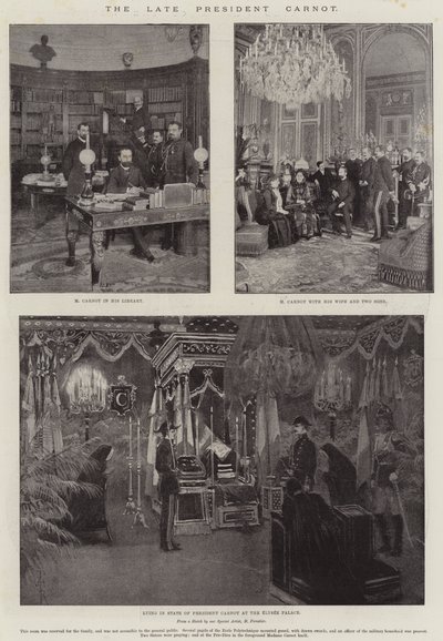 Le défunt Président Carnot - Amedee Forestier